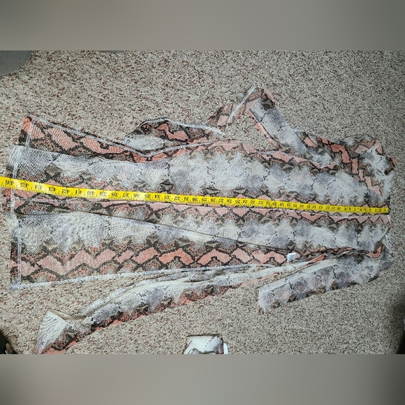 2/$40 NWT 3 piece Fashion Nova bikini coverup set sun suit snake island charmer - Picture 12 of 12